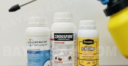 از بین بردن ساس با سموم پیرانا و کراس فایر